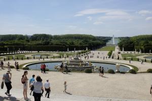 ベルサイユ市　宮殿の庭園