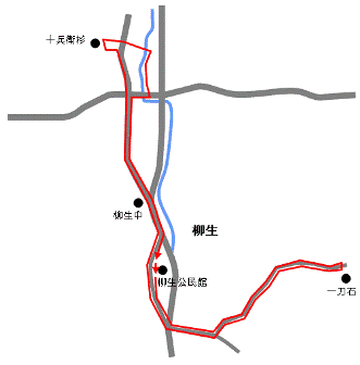 柳生公民館前スタートコース