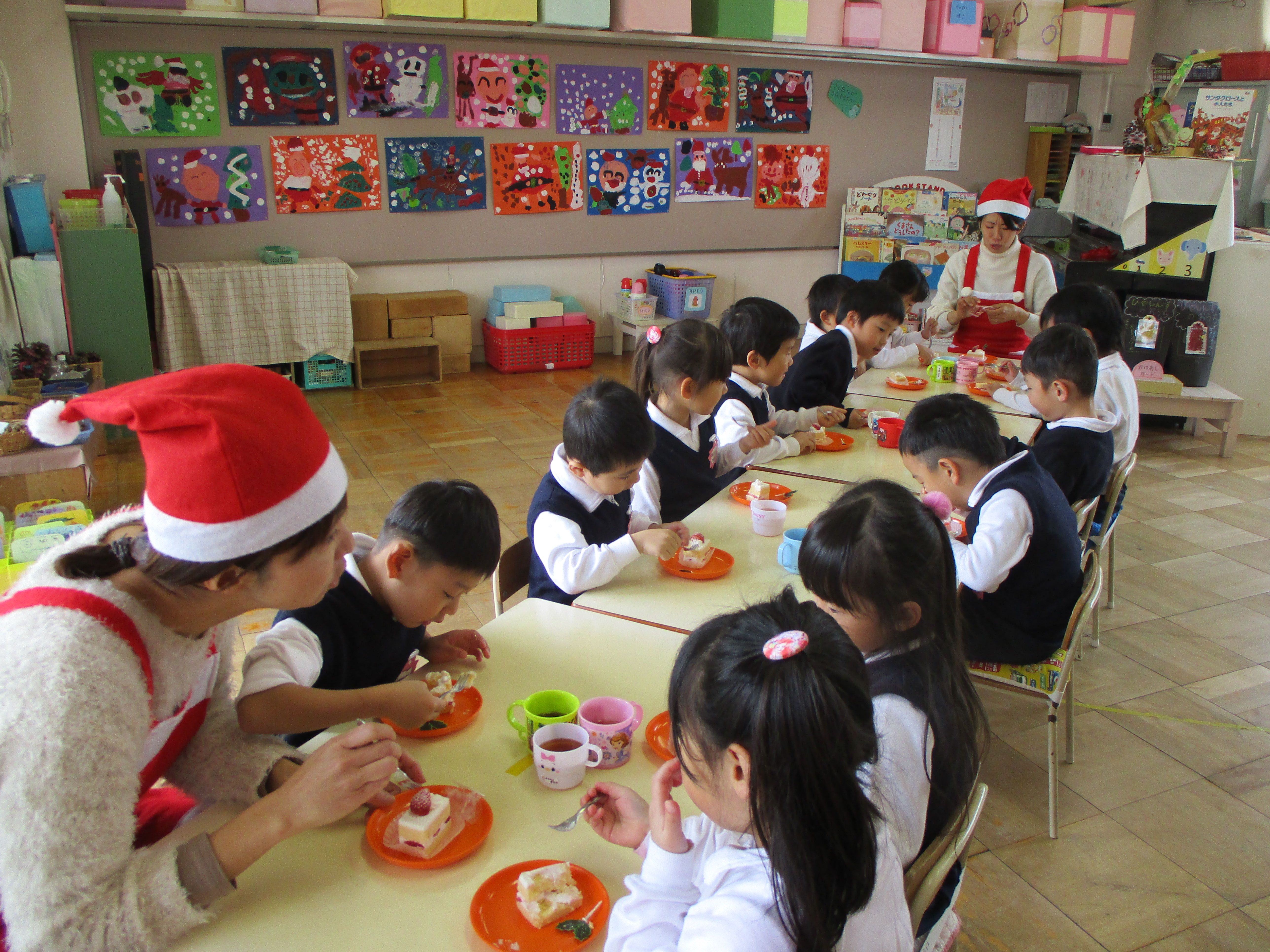 クリスマスケーキ　4歳児