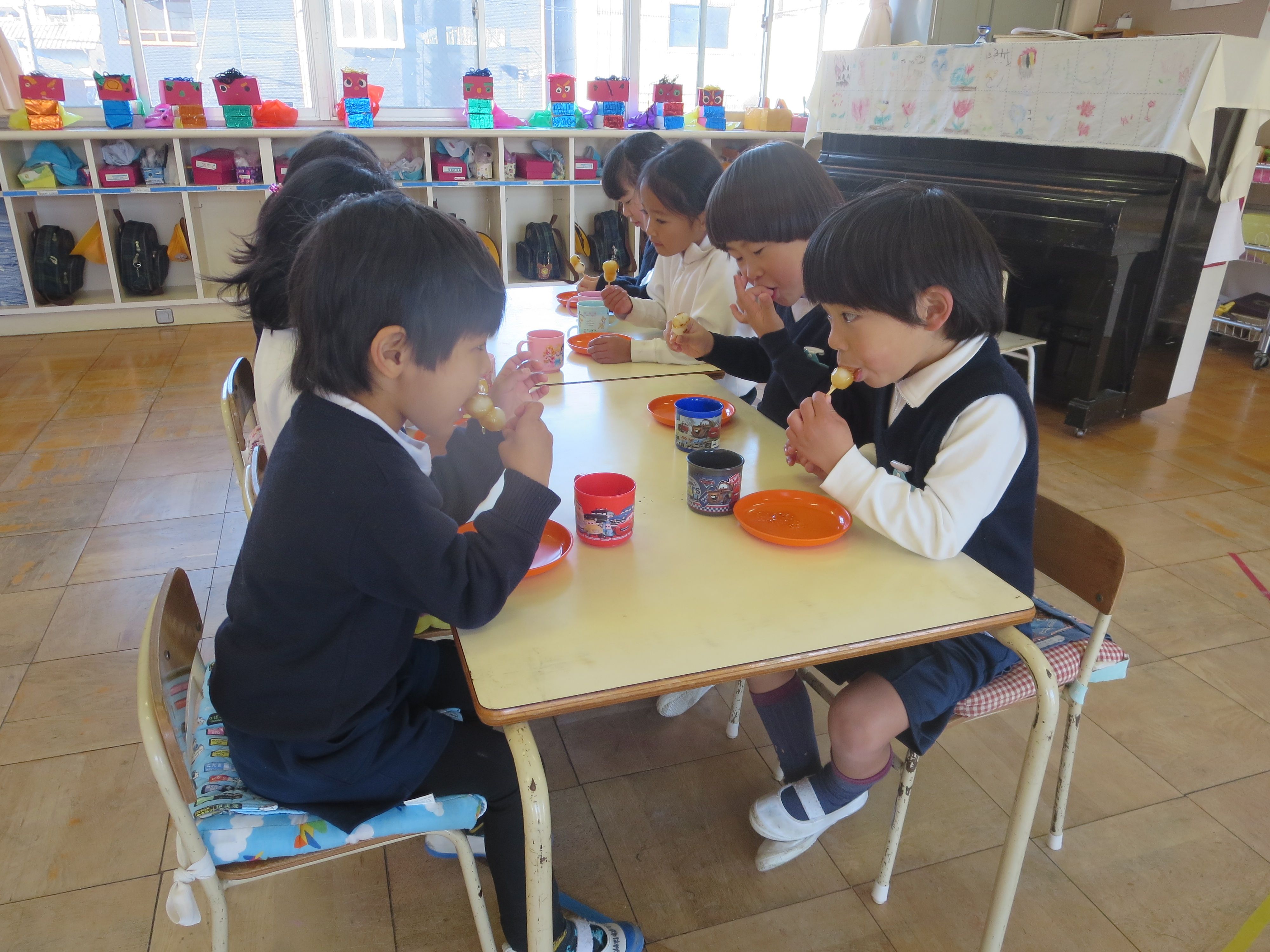 かけあし　納会　みたらし団子