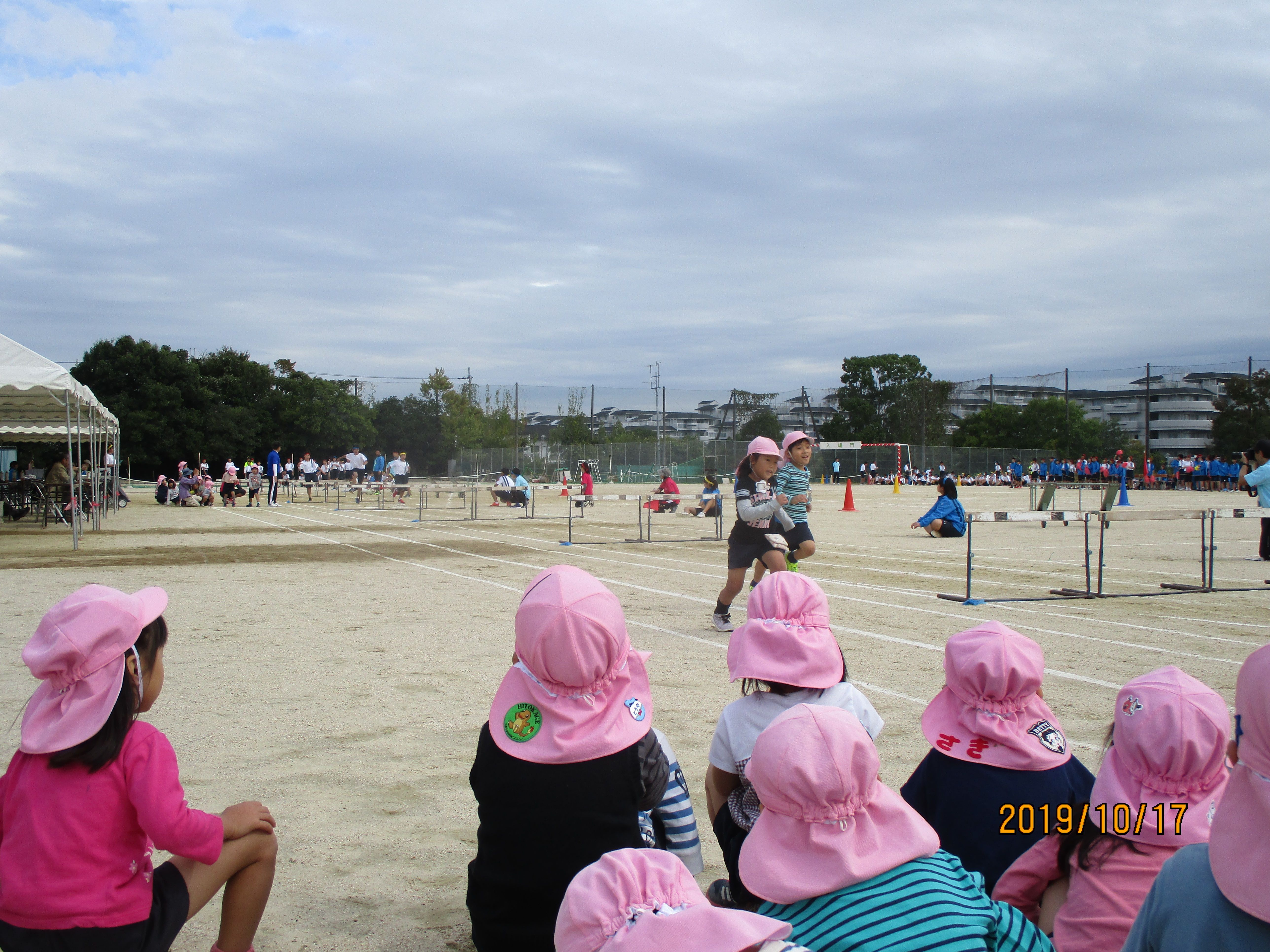 平城東中学かけっこ