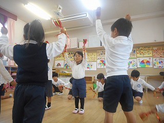 鳴子リズム遊び