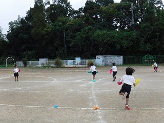 運動会の練習