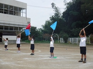 運動会の練習