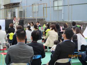 入園式の様子です。