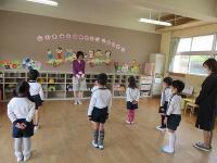 伏見南幼稚園　始業式写真