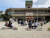 伏見南幼稚園　入園式の様子写真