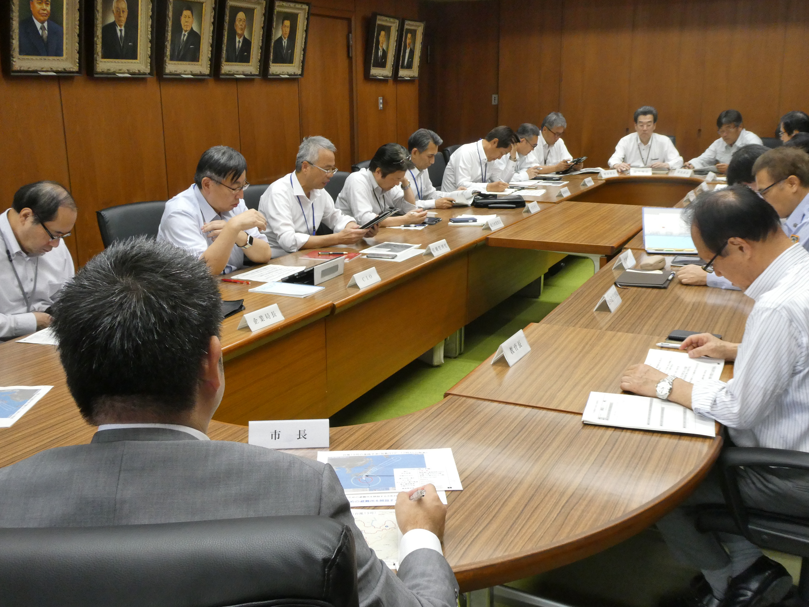 台風19号対策会議