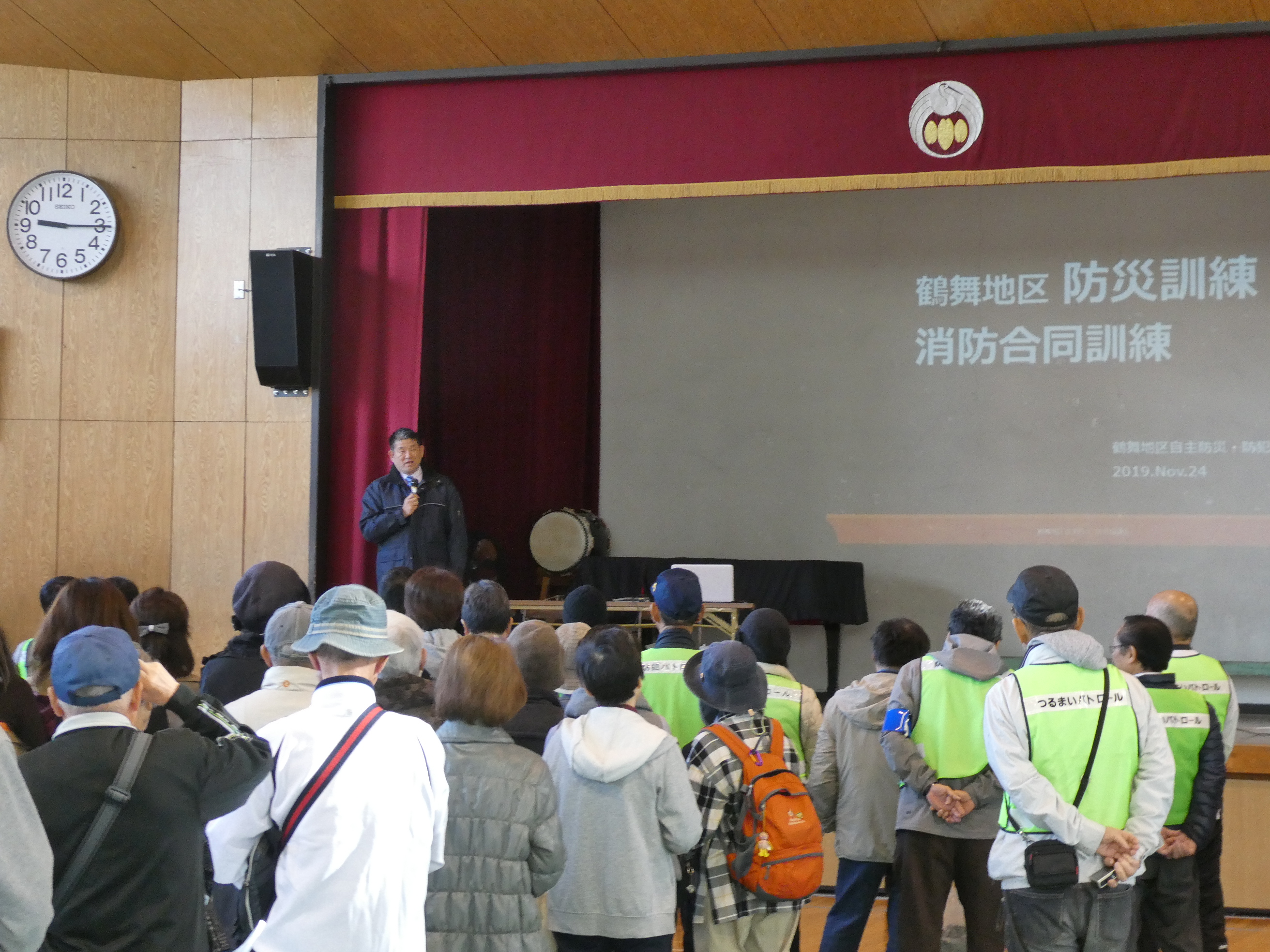 鶴舞地区防災訓練
