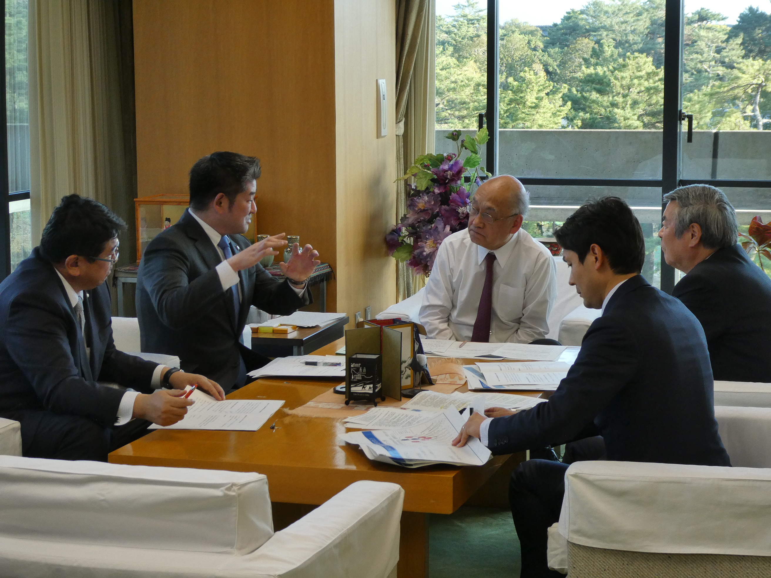 奈良県市長会コロナ関連要望書の提出