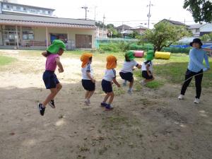 大縄跳びの写真