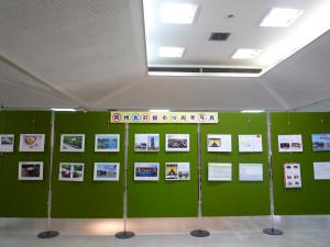 中部公民館での展示の様子の写真
