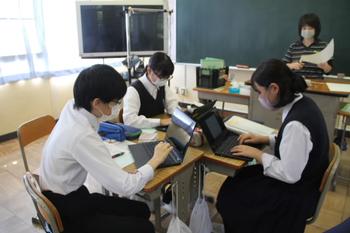 興東館柳生中学校の様子1