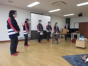 女性防災クラブの皆さんが来てくださいました