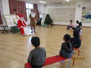 5歳児　クリスマス会の様子