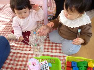 お友達と一緒に