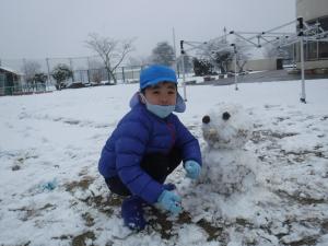 雪遊び