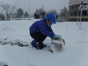 雪遊び