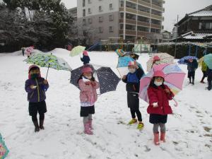 雪だよ