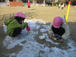 雪だけとって