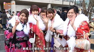 奈良市成人式 新成人の門出を祝うの画像