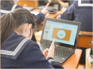 都祁中学校の授業の様子1