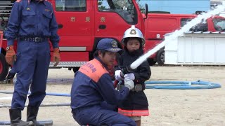 消防車に乗れる!放水できる!子ども消防隊体験フェアの画像