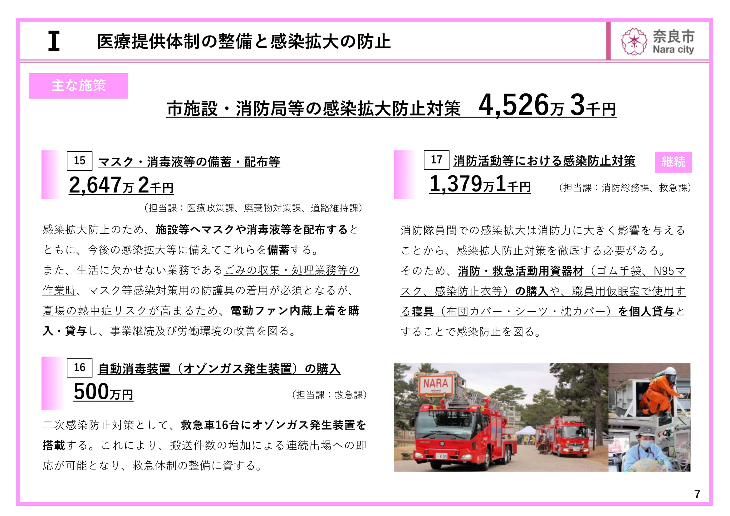 令和3年3月定例会 新型コロナウイルス感染症対応補正予算・当初予算（案）