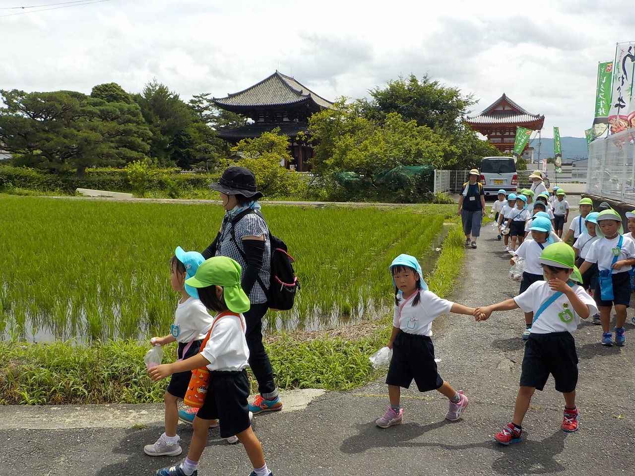 7月3日園外保育（喜光寺）の画像4