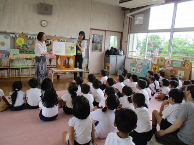 7月4日　7月うまれ誕生会　お話の会の画像