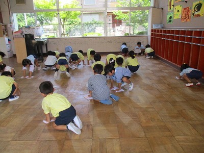 7月17日　子ども安全の日　災害訓練の画像3