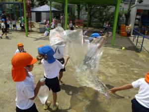 水を飛ばそう