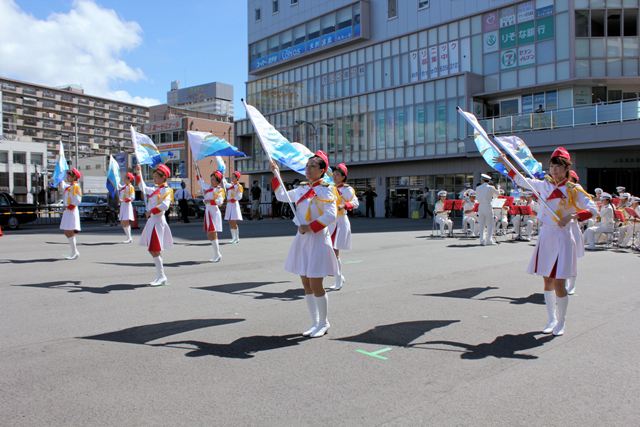 カラーガード隊