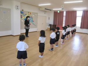 4歳終業式