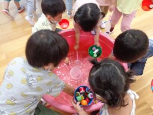 3歳児魚釣り