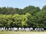 写真「ストレッチの様子」