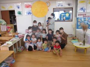 1歳　お月見