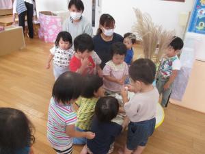1歳　お月見