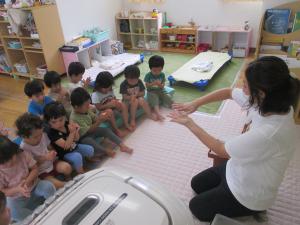 2歳　お月見