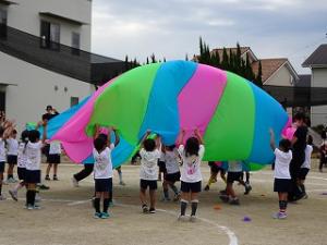 大きくバルーンが膨らんだよ