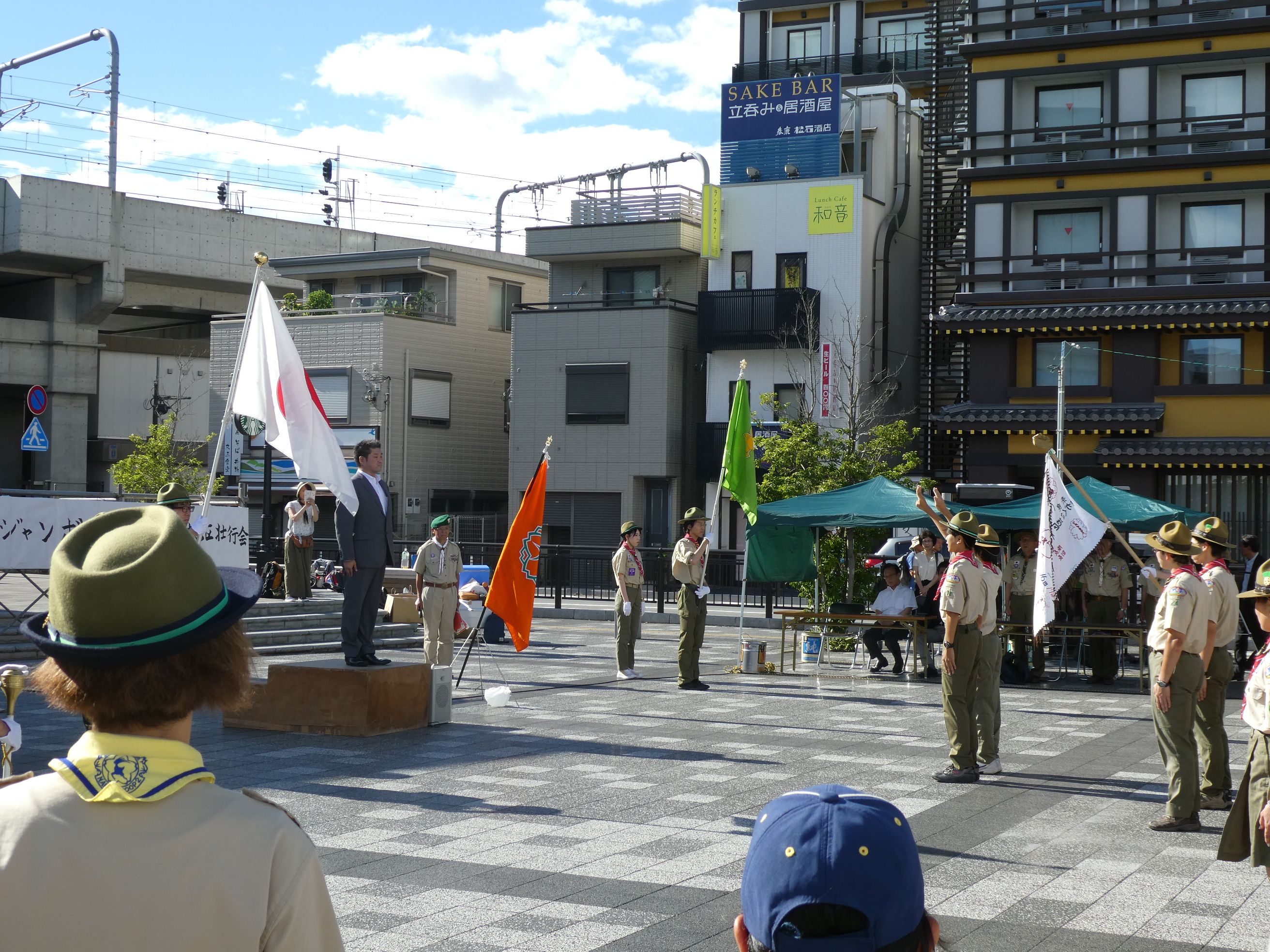 日本ボーイスカウト日本ジャンボリー　わかくさ地区激励壮行会の画像