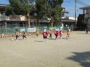 にじ組　試合の様子　女子