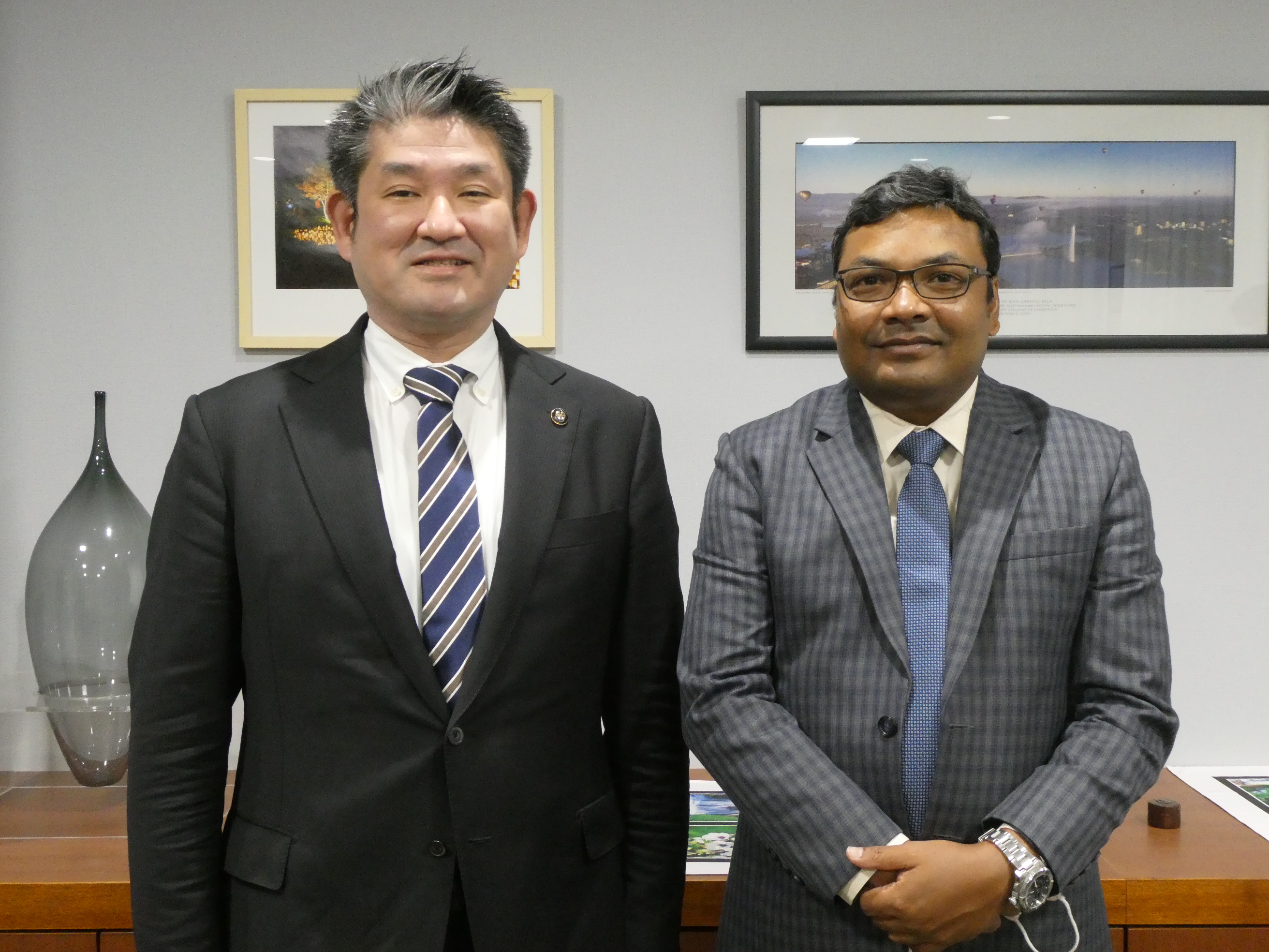 在大阪・神戸インド総領事 表敬訪問