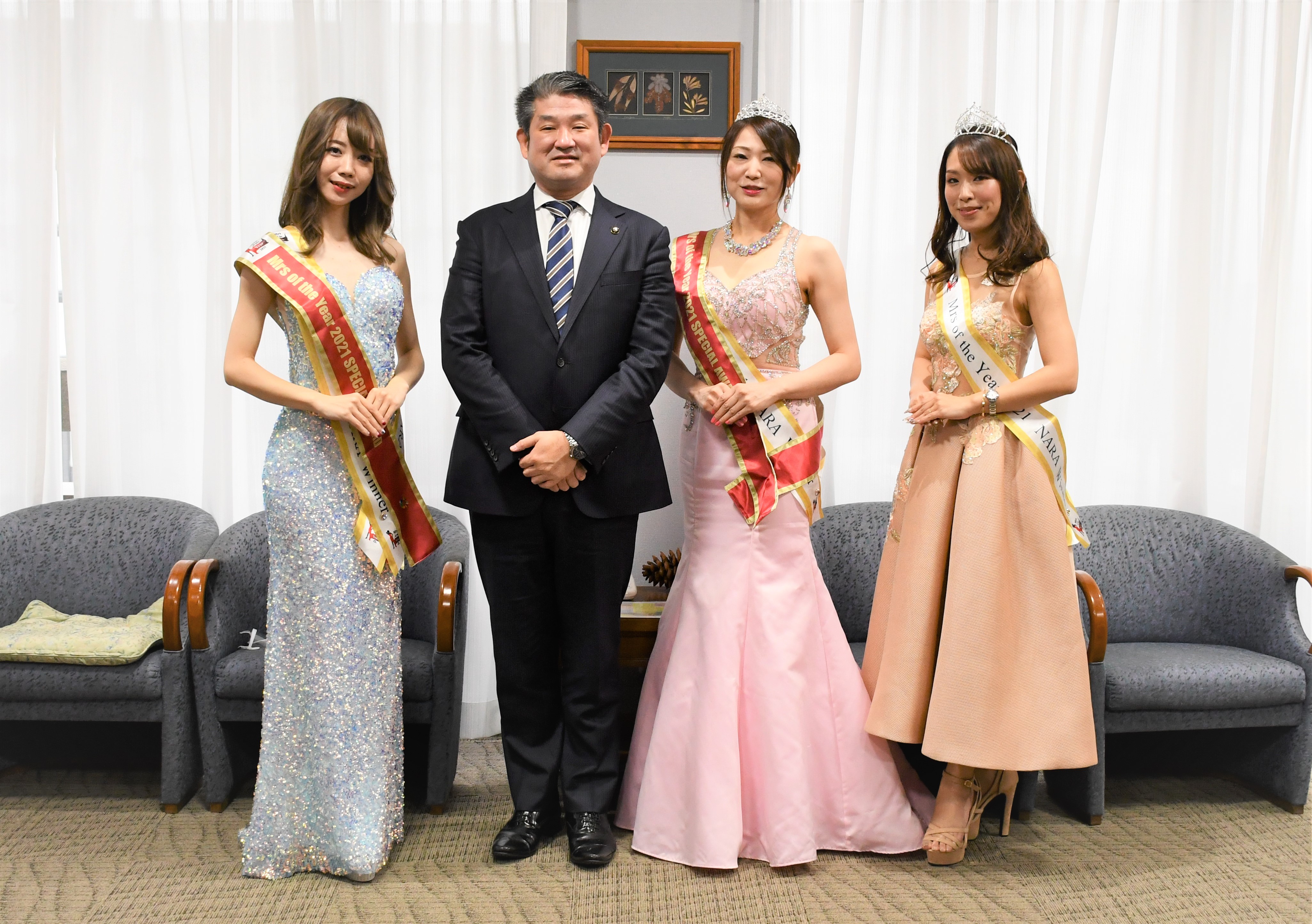ミセス・オブ・ザ・イヤー2021 日本大会 特別賞受賞者 表敬訪問