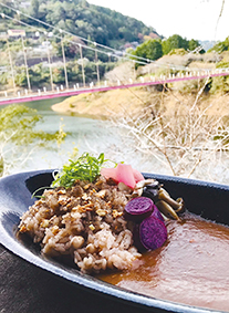 湖畔の里つきがせ カレー