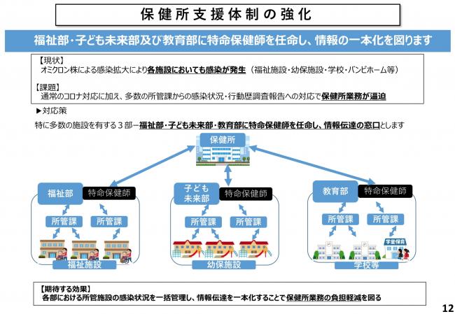 保健所支援の体制の強化