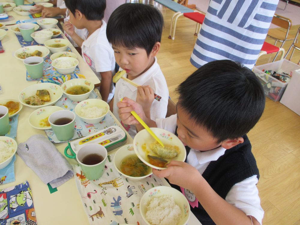 畑で収穫したかぼちゃをいただきました　＜4，5歳児＞の画像2