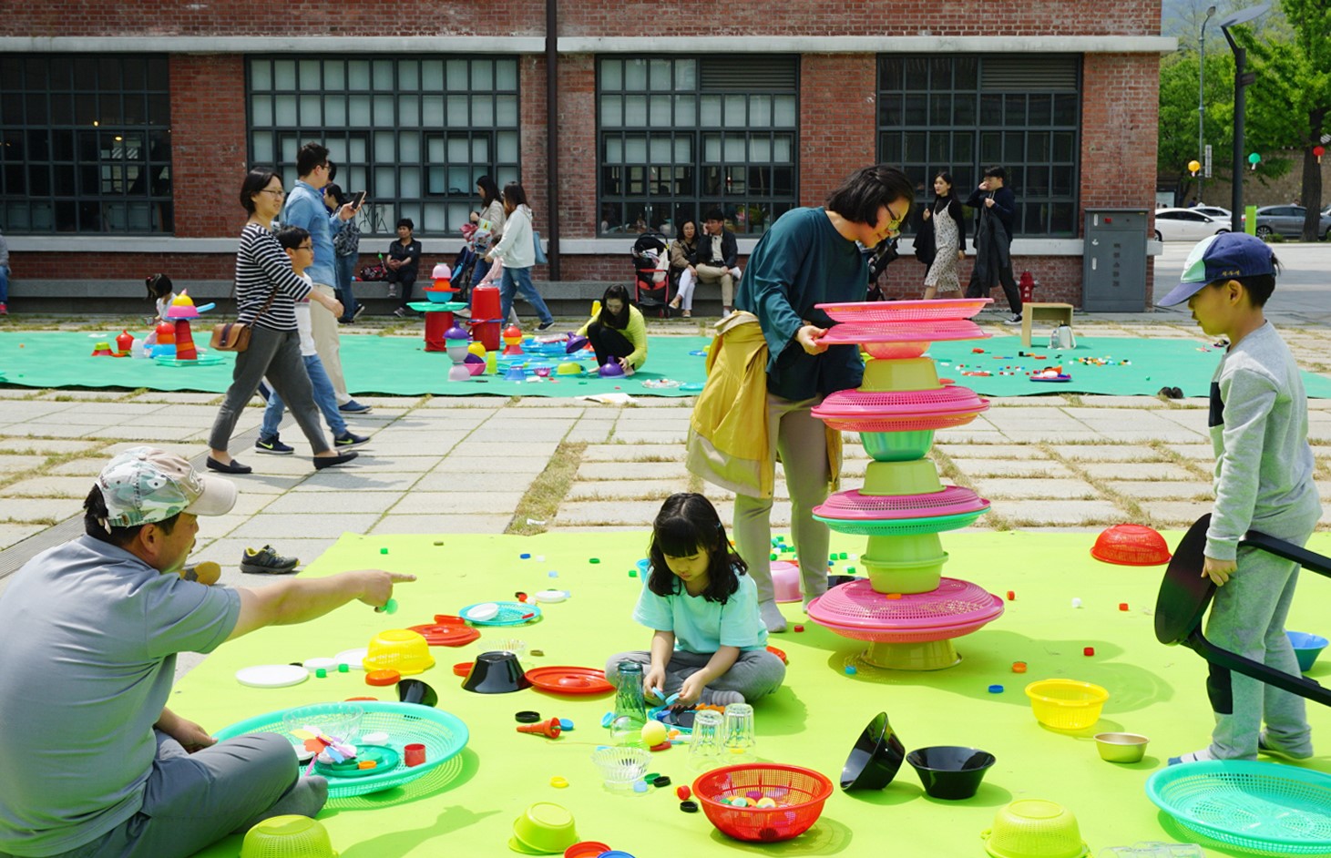 韓国国立現代美術館ソウル館でのワークショップの様子