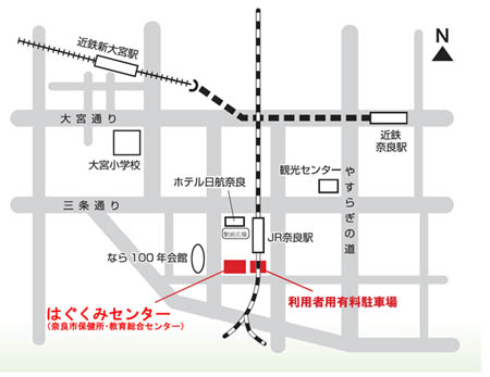 はぐくみセンター地図