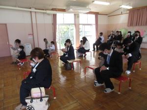 入園式の様子